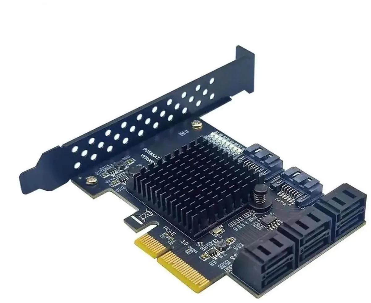 SMUGDESK SMUGDESK PCIe X4 to 8-Port SATA 3.0 Expansion Card — product photo