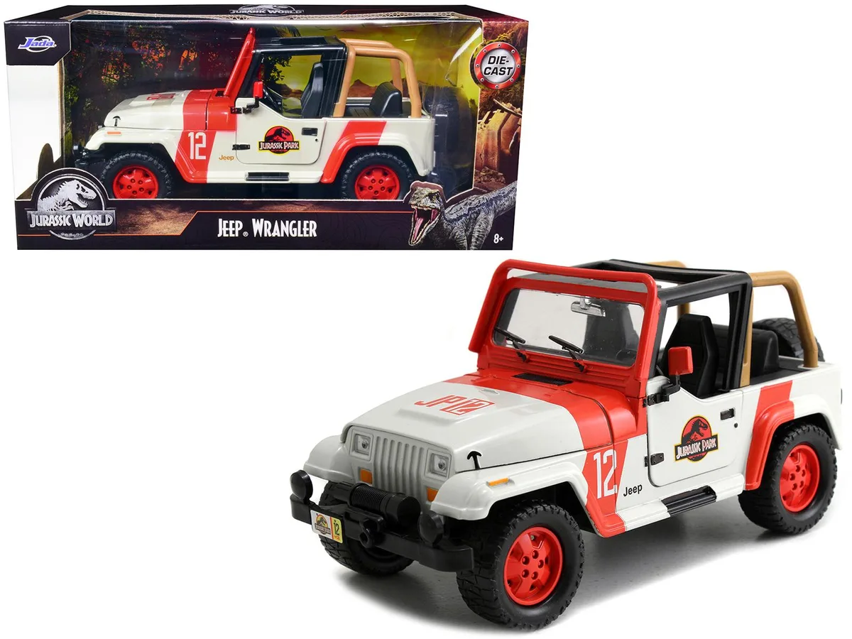 Jada Jada 1992 Jeep Wrangler Jurassic World 1/24 Diecast Vehicle — product photo