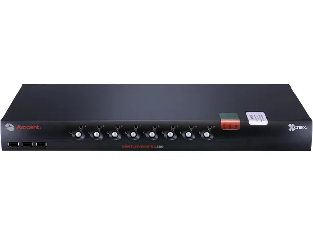 Avocent Avocent SC380-001 8-port KVM switch with 9 USB and 9 DVI ports — product photo