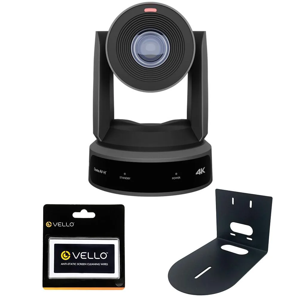 PTZOptics PTZOptics Link 4K 20x Optical Zoom Gray Bundle with HCM-1 Wall Mount — product photo