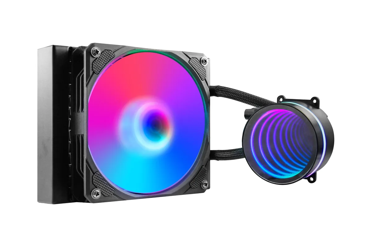 PANO-MOUNTS PANO-MOUNTS 120mm AIO Liquid Cooler ARGB PWM Infinite Mirror AM5 AM4 LGA1700 — product photo