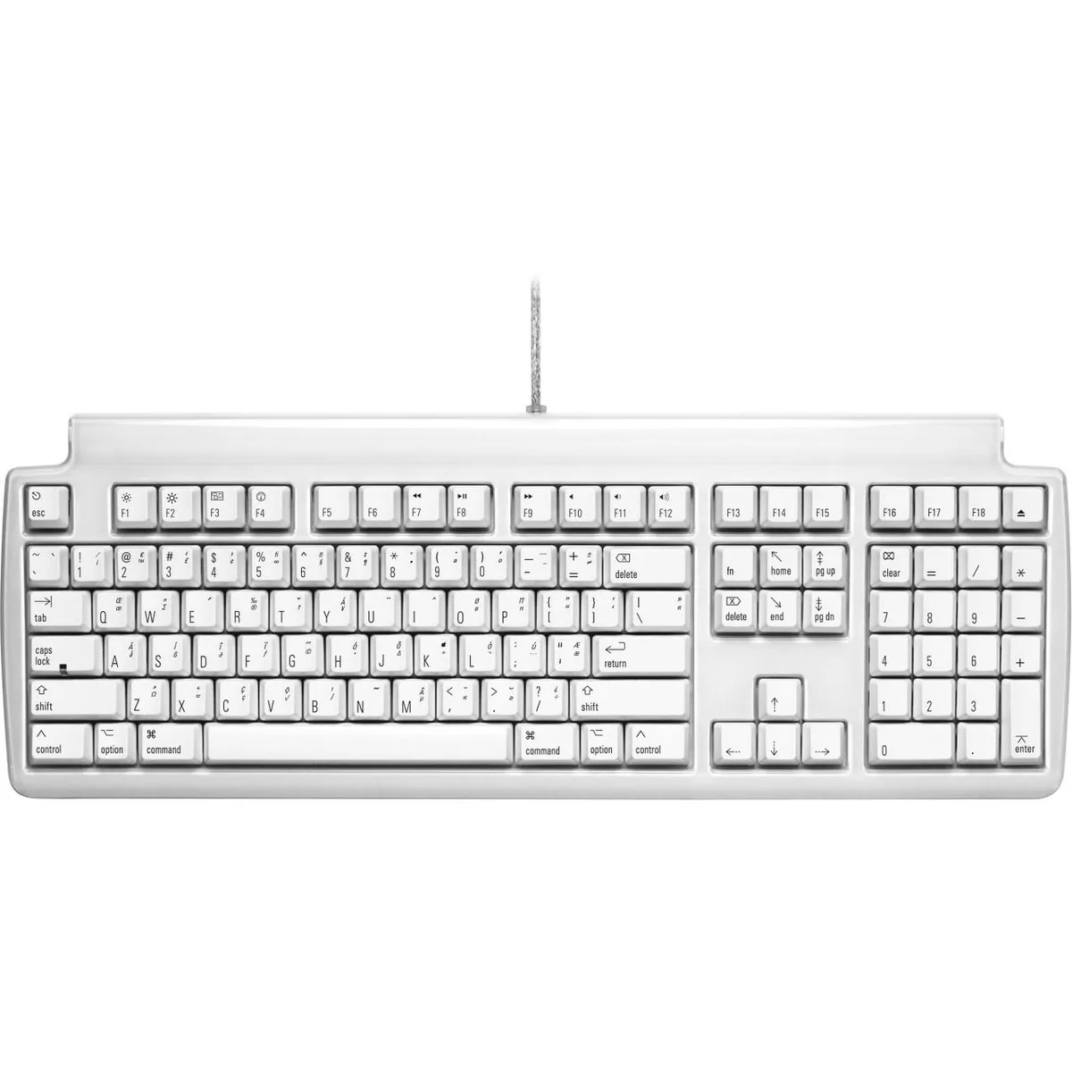 Ergoguys Ergoguys FK302 gaming keyboard white USB 2.0 volume eject — product photo