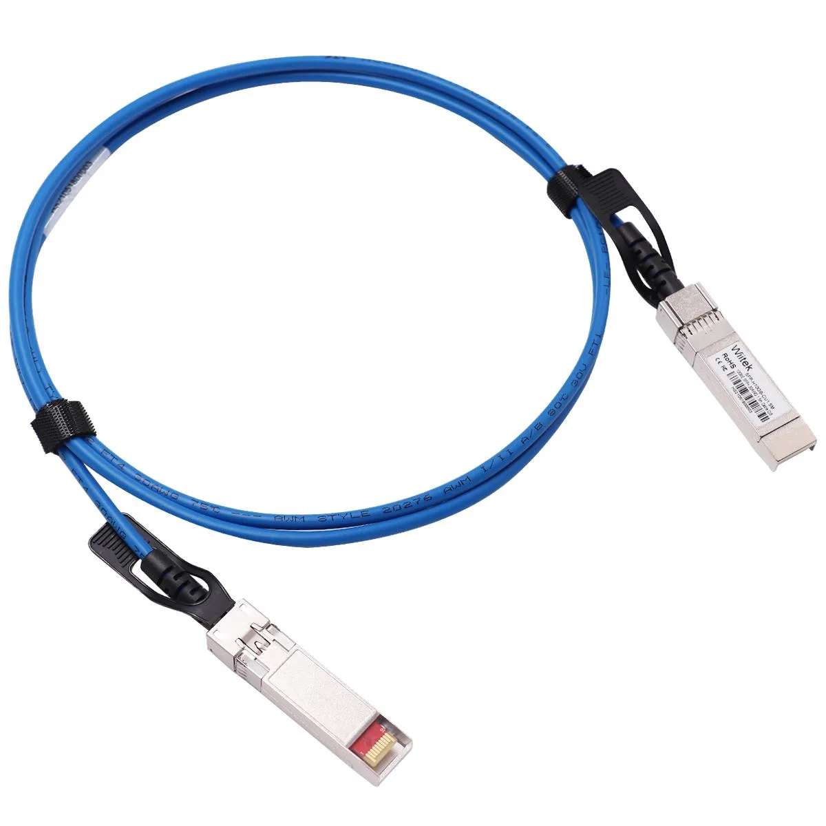 Wiitek Wiitek DAC Cable 1.5m 10G SFP+ Passive Twinax 30AWG Blue — product photo