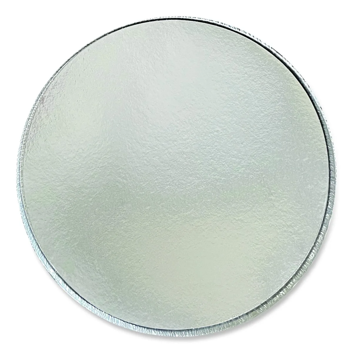 Boardwalk Boardwalk Round Aluminum To-Go Containers with Lid 48 oz 9" Diameter 1.66" h Silver 200/Carton — product photo