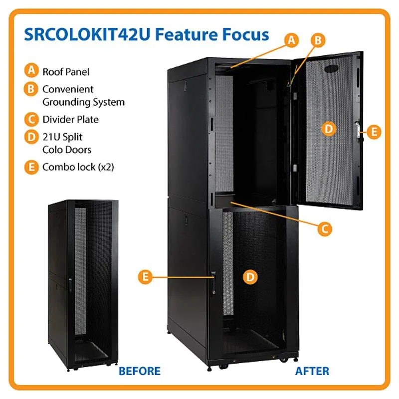 Tripp Lite Tripp Lite SRCOLOKIT42U Colocation Kit for 42U Server Rack — product photo