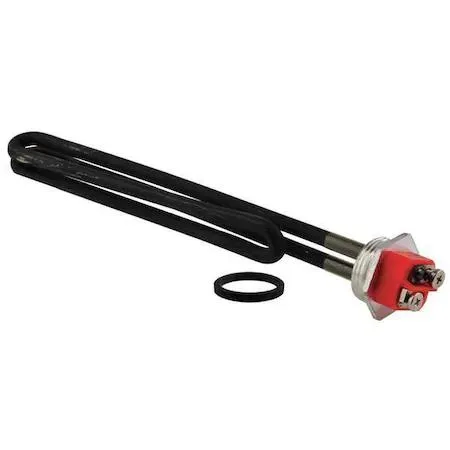 Rheem SP10870GL water heater element assembly, stainless steel threaded body 9.56in long