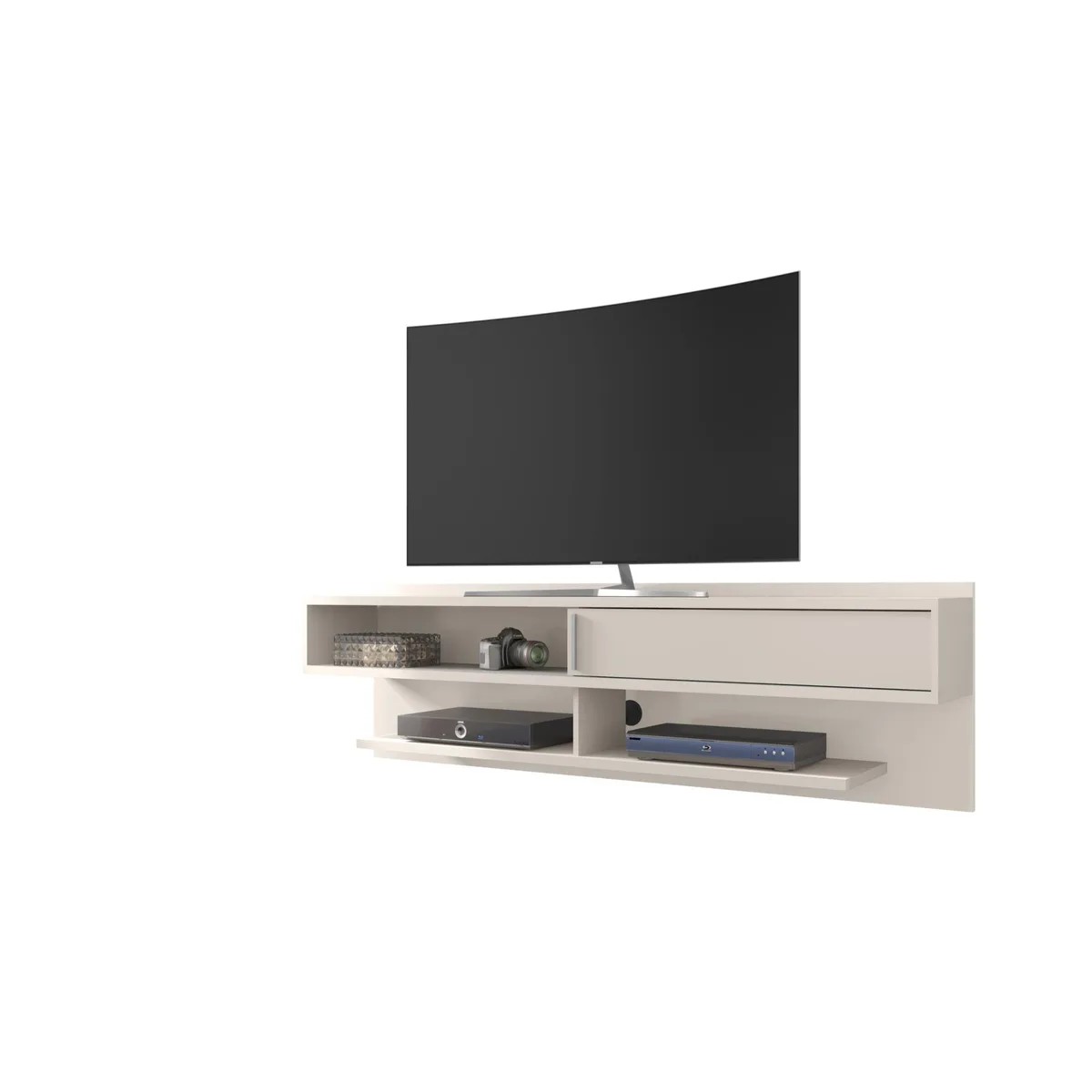 Manhattan Comfort Manhattan Comfort Astor 70.86 Floating Entertainment Center Off White — product photo