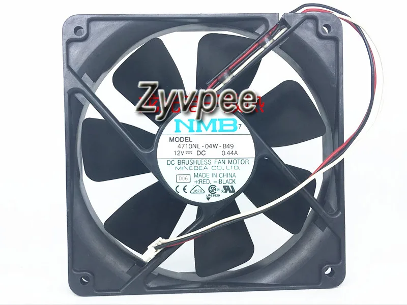 OEM Industries OEM Industries 4710NL-04W-B49 120mm 12V .44A 3-Wire CPU cooler — product photo