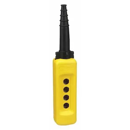SQUARE D SQUARE D XACA04H7 Pendant Enclosure 22mm 4 Holes Yellow — product photo