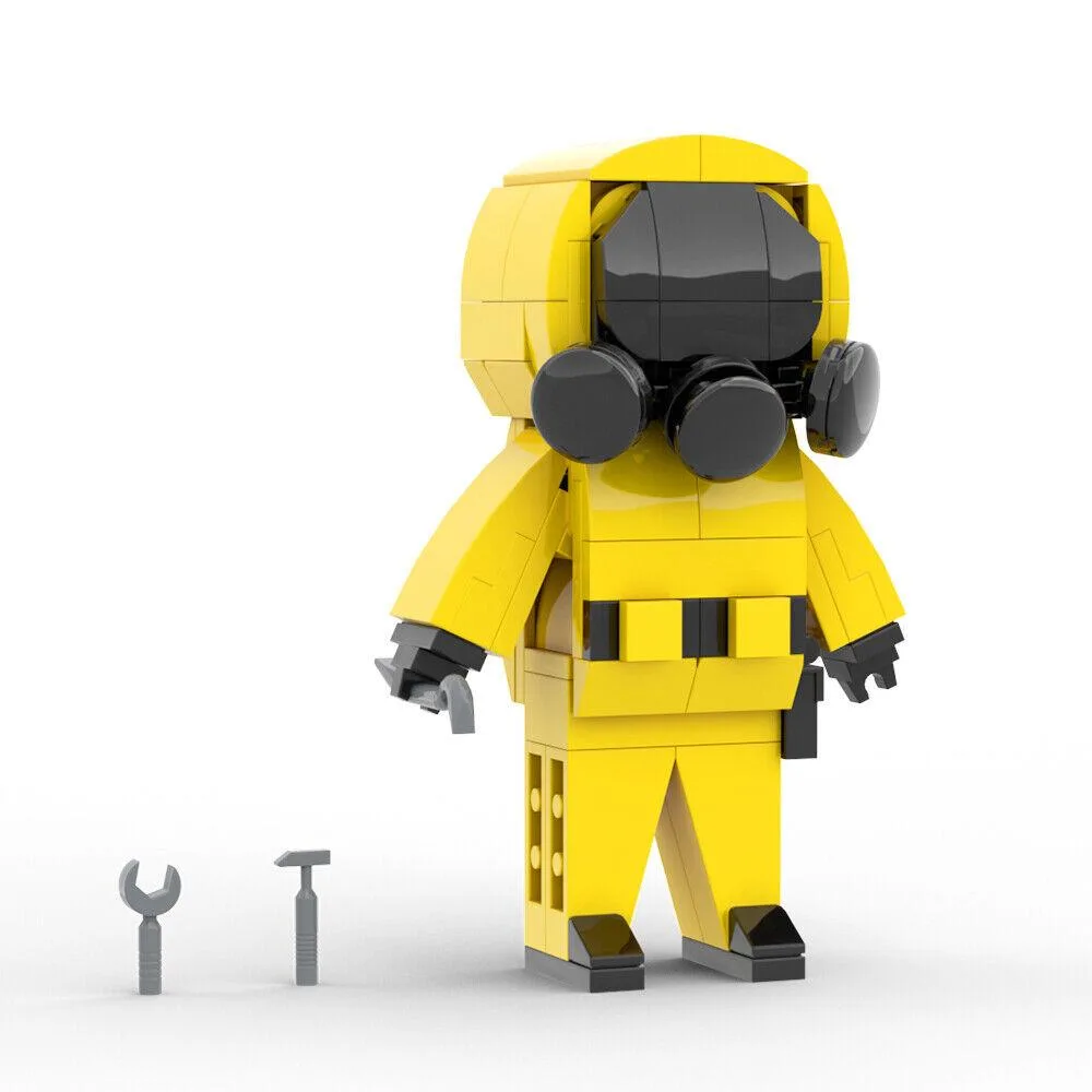 ZITIANYOUBUILD ZITIANYOUBUILD Yellow Robot Building Set 136 Pieces MOC — product photo