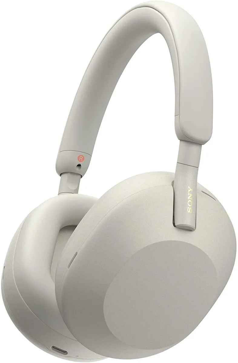 Sony Sony WH-1000XM5/S Silver over-ear headphone — product photo