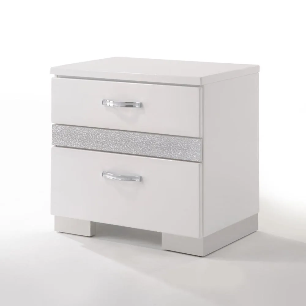 tuphen tuphen Naima II White High Gloss Nightstand — product photo