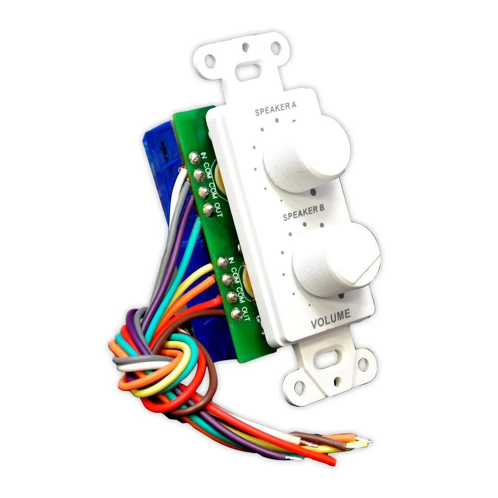 PYLE AUDIO Pyle PVCD15 In-Wall Dual Knob Volume Control 120W — product photo