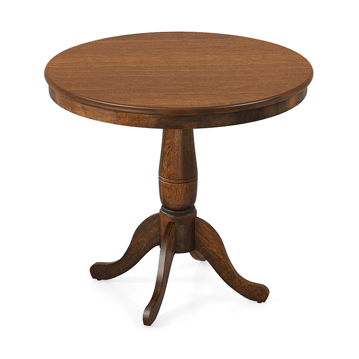 SlickBlue SlickBlue 32" Round Dining Table Walnut 30" H 220 lbs — product photo