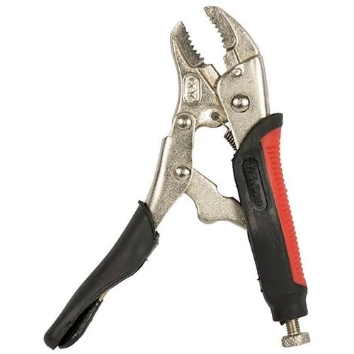 Tuff Stuff Tuff Stuff 53441 5" Curved Jaw Locking Pliers Double Grip Handle — product photo