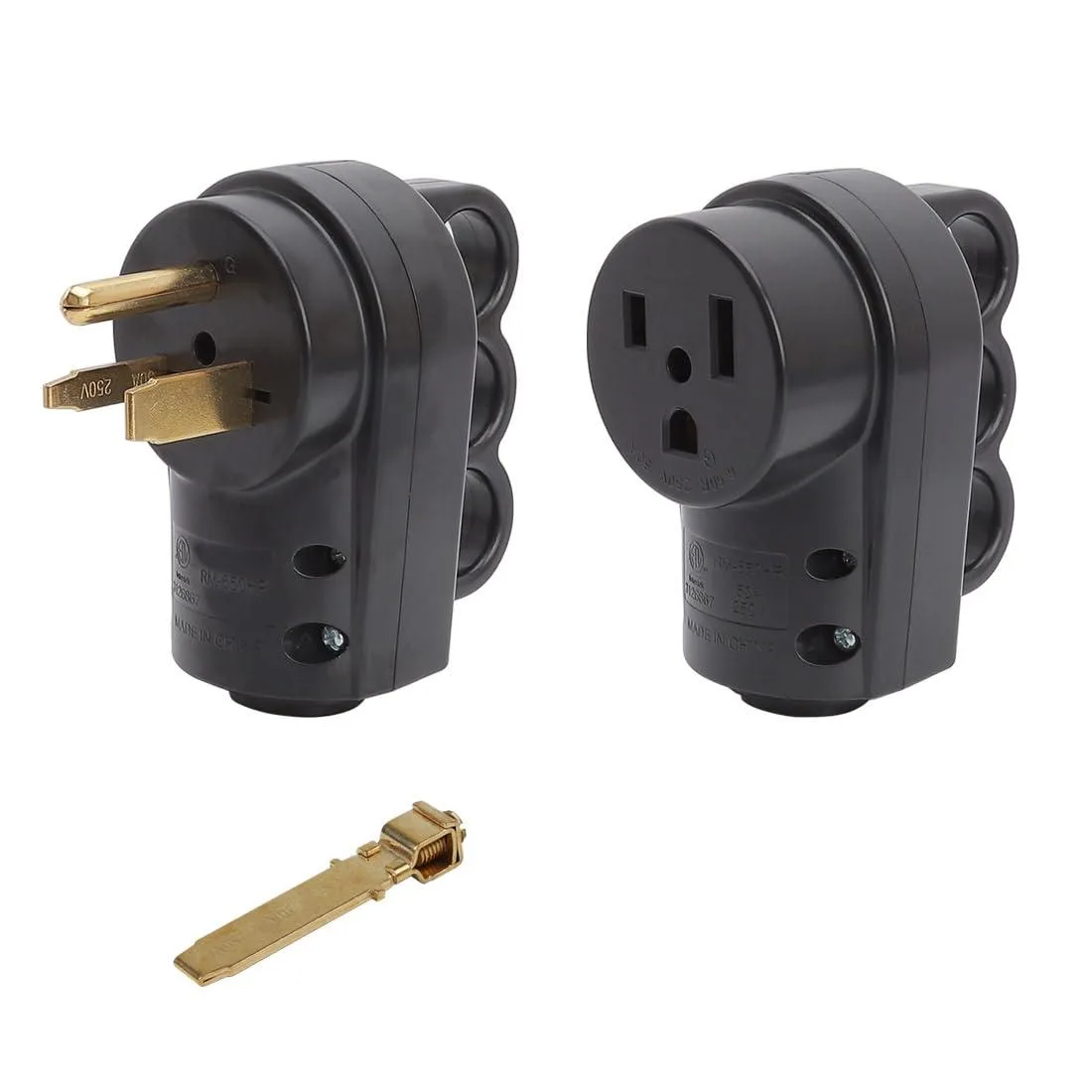 LORDWORLD LORDWORLD Nema 6-50P + 6-50R Black — product photo