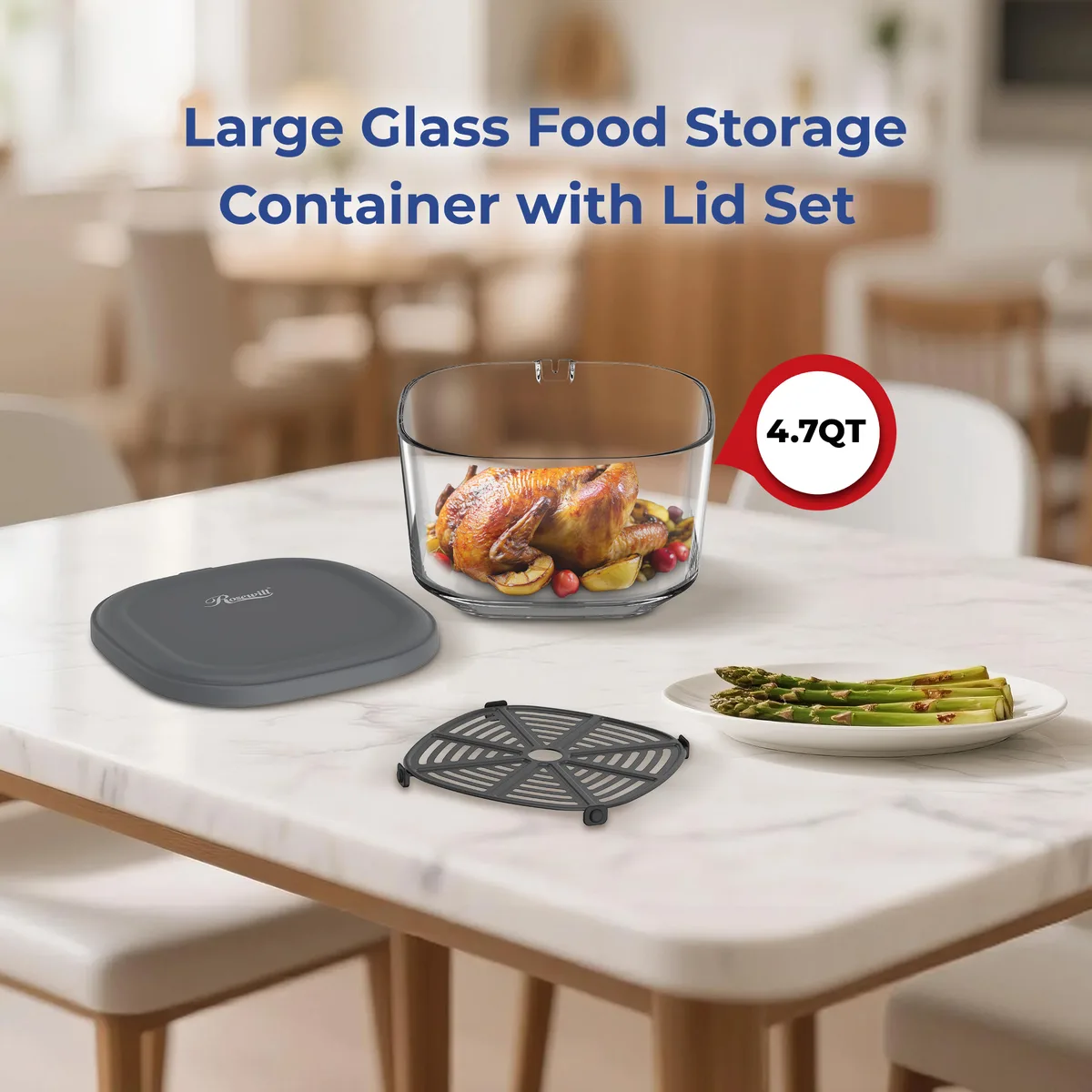 Rosewill Rosewill RHAF-001GLA 4.7QT Glass Fryer — product photo