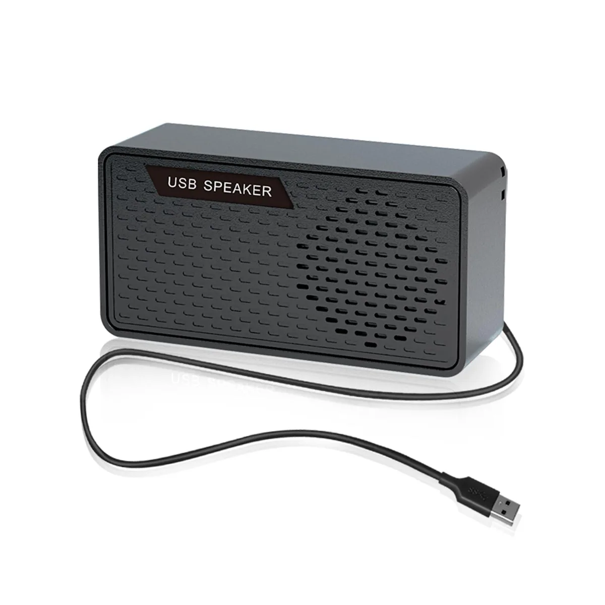  shuley 8541708261 USB Stereo Speakers 2.0 3 W Black-s — product photo