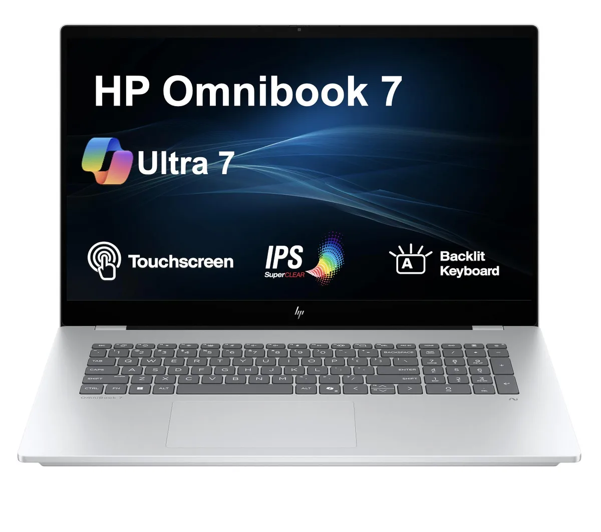 HP HP Omnibook 7 17.3" Touchscreen Intel Ultra 7 32GB LPDDR5X 1TB laptop — product photo