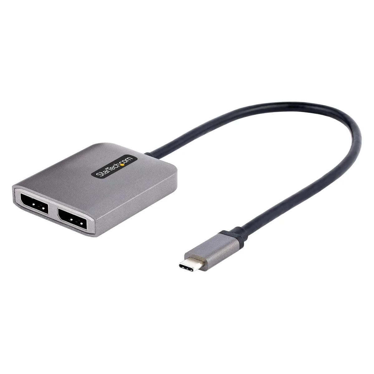 STARTECH STARTECH MST14CD122DP video adapter USB-C to 2x DisplayPort 4K 60Hz 1ft — product photo
