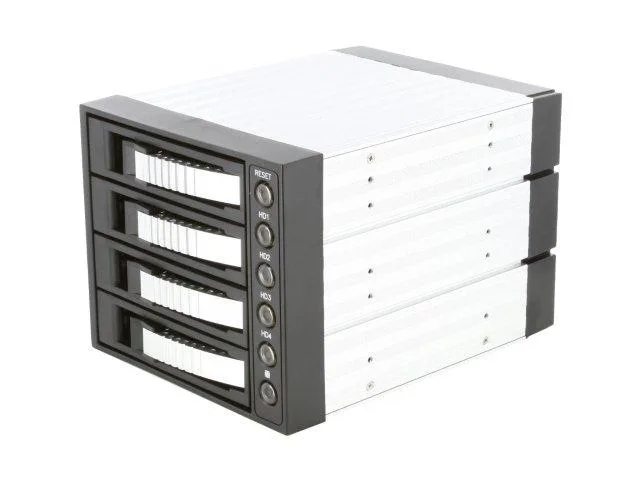 iStarUSA Inc. iStarUSA Inc. BPU-340SATA-SILVER 3×5.25" to 4×3.5" SAS/SATA 6.0 Gb/s Hot-Swap Cage server accessory — product photo