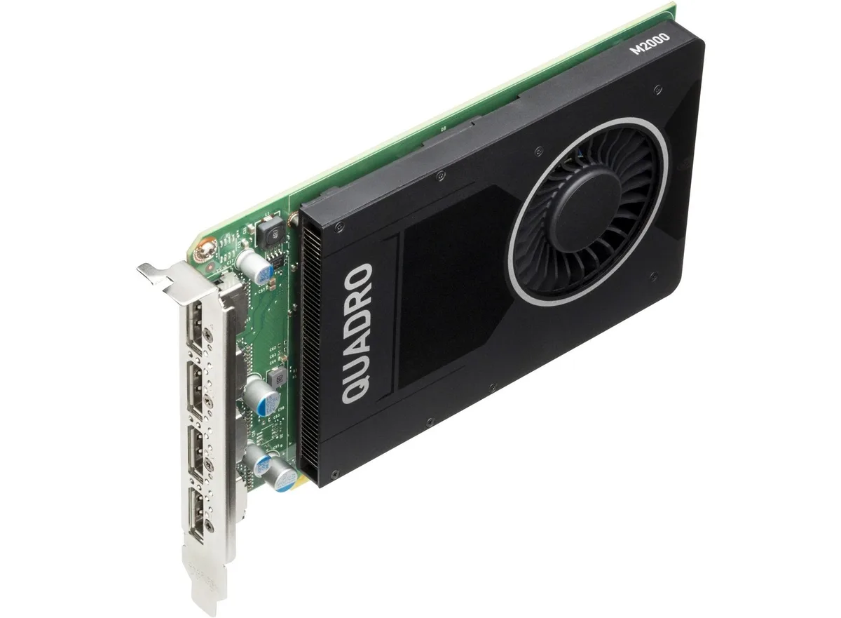 DELL DELL Quadro M2000 4GB GDDR5 128-bit 4x DP W2TP6 workstation graphics card — product photo