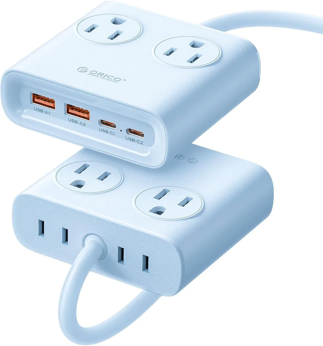 Orico Orico PDC25 25W GaN power strip blue 5ft — product photo
