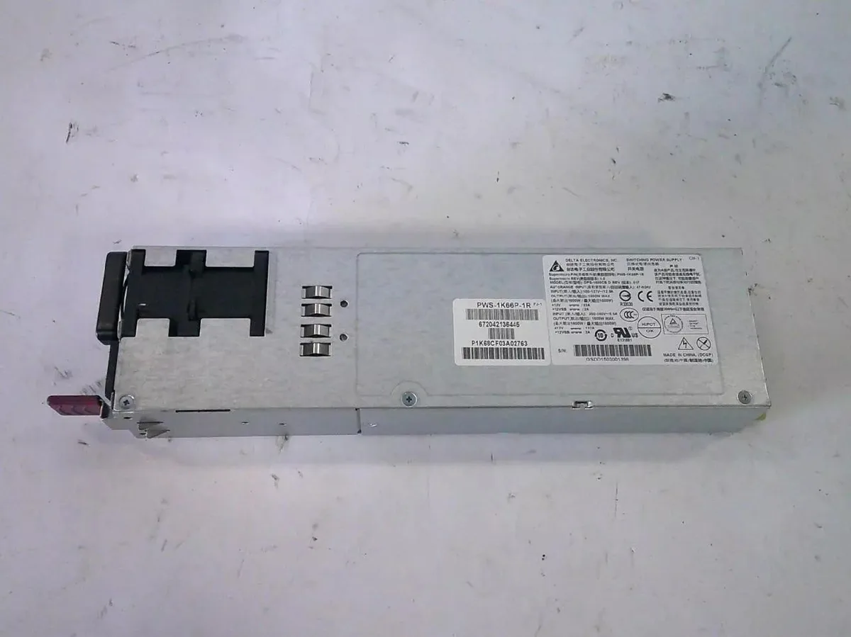 Supermicro Supermicro PWS-1K66P-1R 1U 1600W Redundant Platinum Power Supply 73.5mm — product photo
