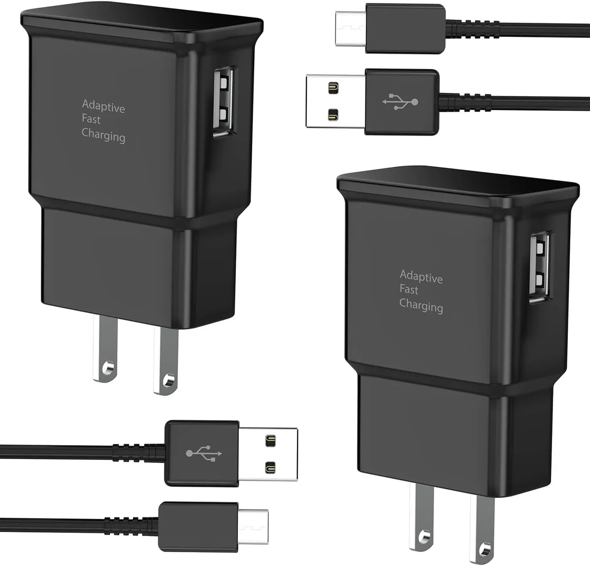 ONITOON ONITOON USB-C Wall Charger with 6.6ft Cable 2-Pack — product photo