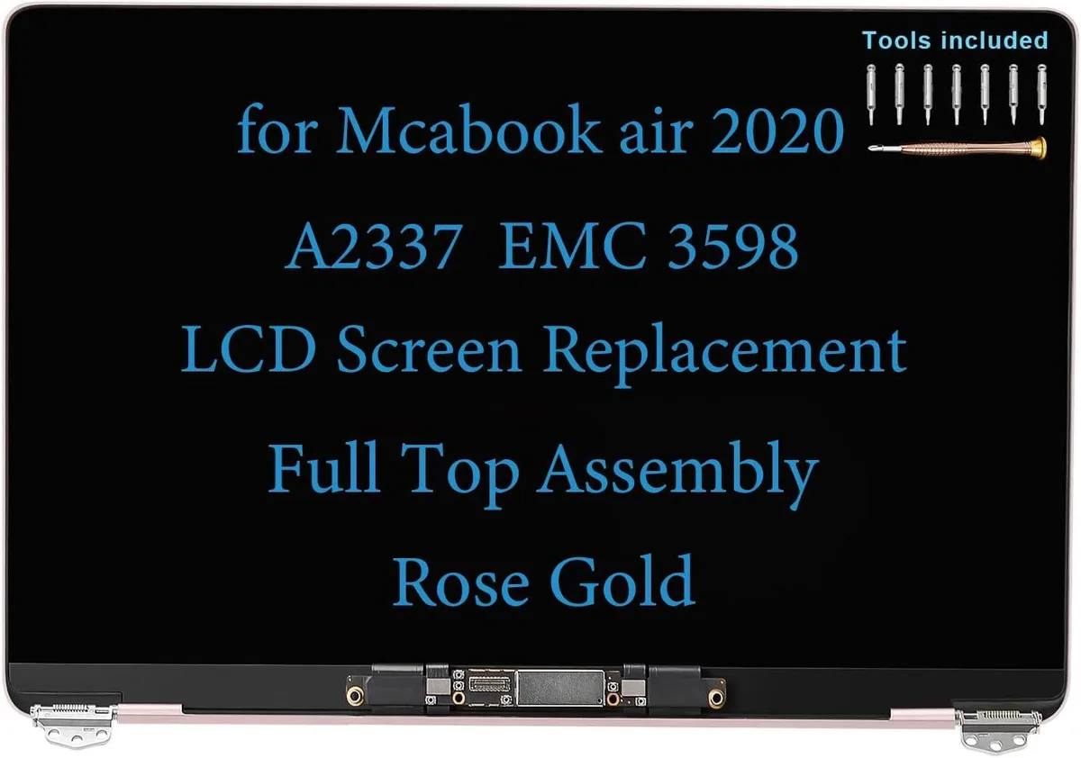 NUOLAISUN NUOLAISUN Screen Replacement for MacBook Air M1 2020 A2337 EMC 3598 (Rose Gold) — product photo