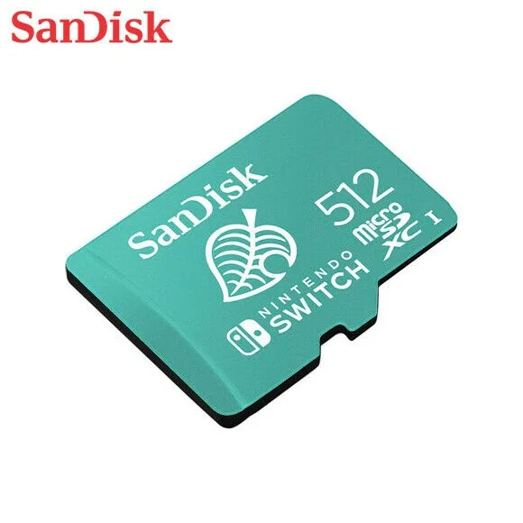 SanDisk SanDisk 512 GB microSDXC memory card for Nintendo Switch UHS-I U3 — product photo