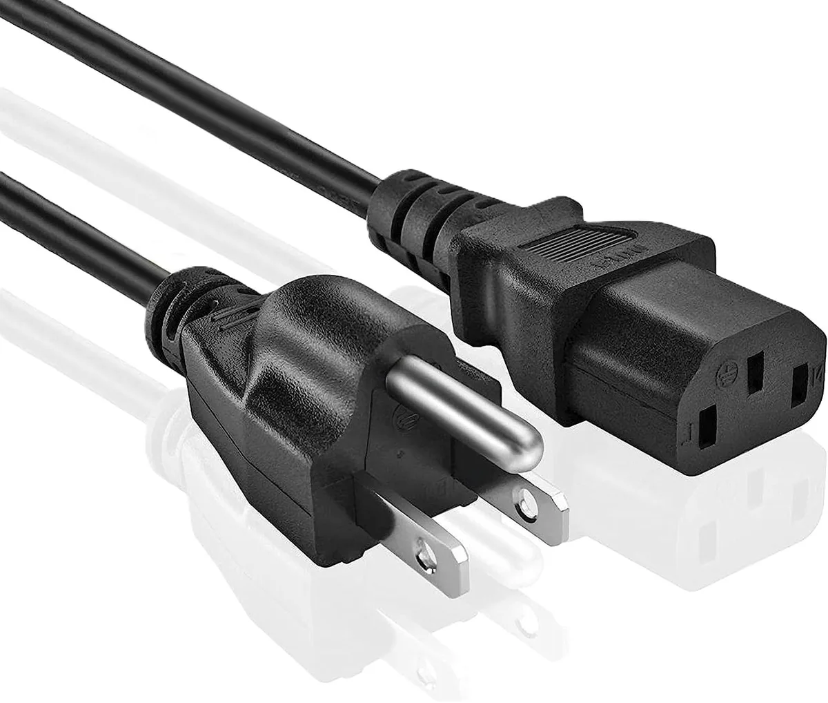  BRENDAZ #24240 6-Foot IEC C13 to NEMA 5-15P Power Cord 18AWG 125V 10A — product photo