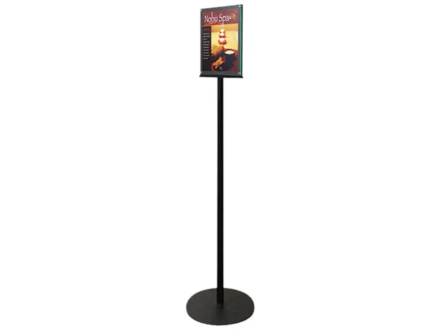 deflect-o deflect-o 692056 magnetic floor sign 13 x 13 x 56 in — product photo