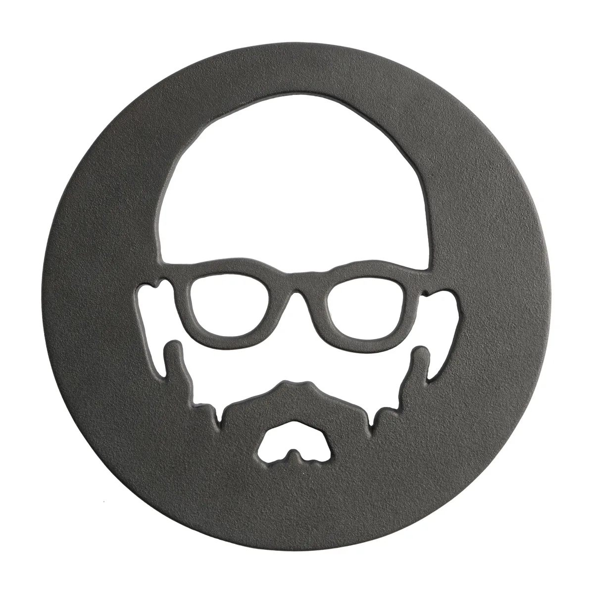 Gibson Gibson 8 Inch Round Cast Iron Trivet Black 500F — product photo