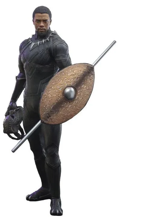 Hot Toys Hot Toys MMS671 Black Panther Legacy Original Suit action figure — product photo