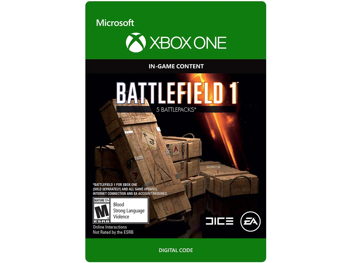 Electronic Arts Electronic Arts 7F6-00085 Battlefield 1 Battlepack X 5 downloadable game — product photo