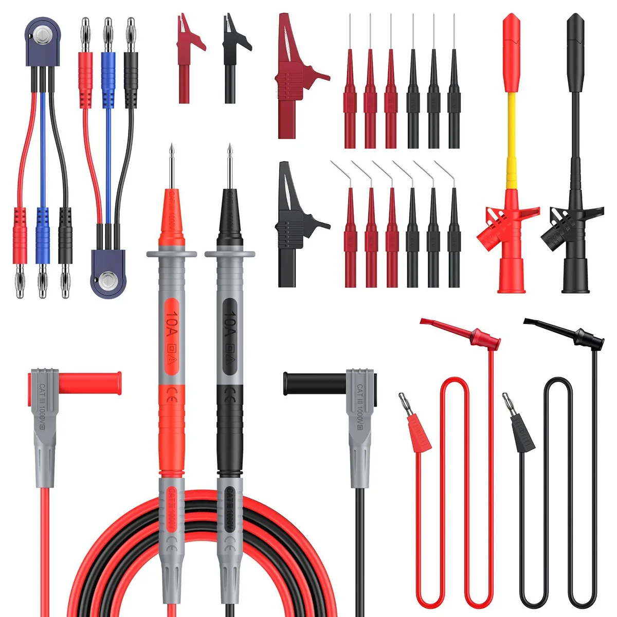 KEHIPI KEHIPI 26-piece multimeter test lead kit — product photo