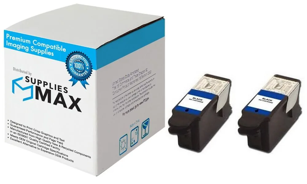 SuppliesMax SuppliesMax Kodak 1270917 Black High Yield Inkjet 2 Pack 425 Pages — product photo