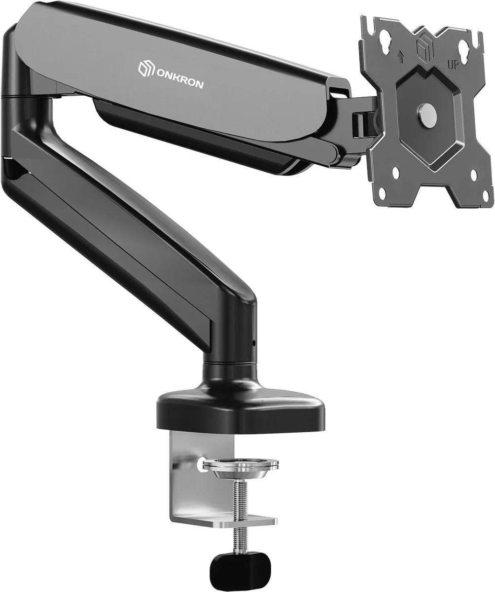 PISKEKAT PISKEKAT ONKRON G50-B Server Rack Monitor Mount Arm 13-32 Inch 17.6 lbs VESA 75x75 100x100 Gas Spring — product photo