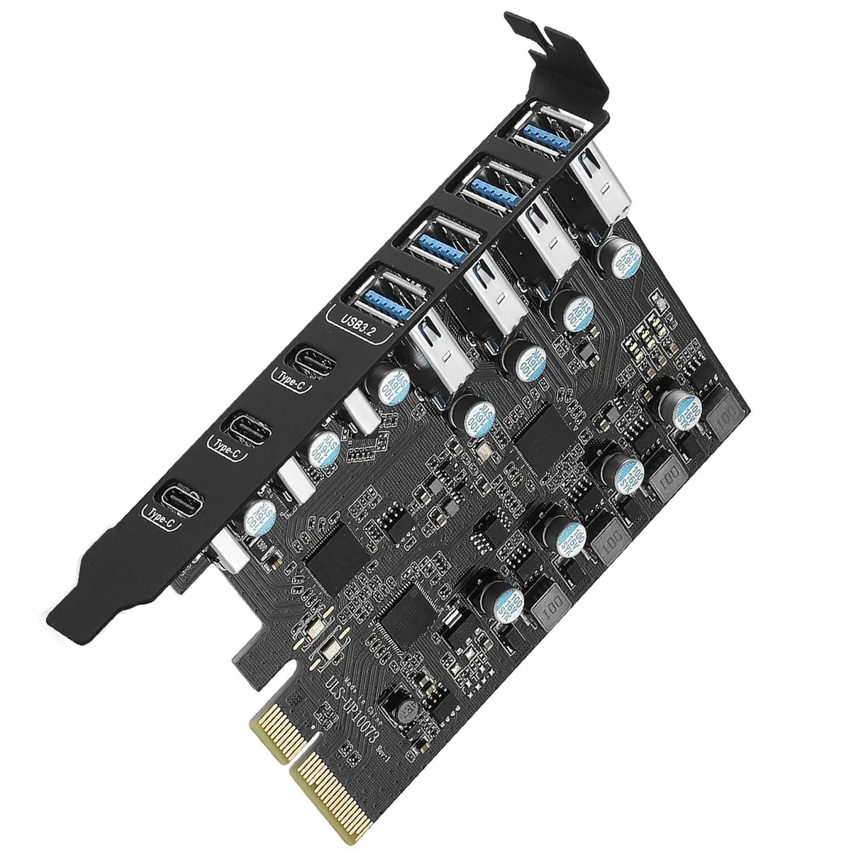 ESTONE ESTONE PCIE24A3C3.2 PCIe USB 3.2 Gen 2 7-Port Card (3C/4A) — product photo