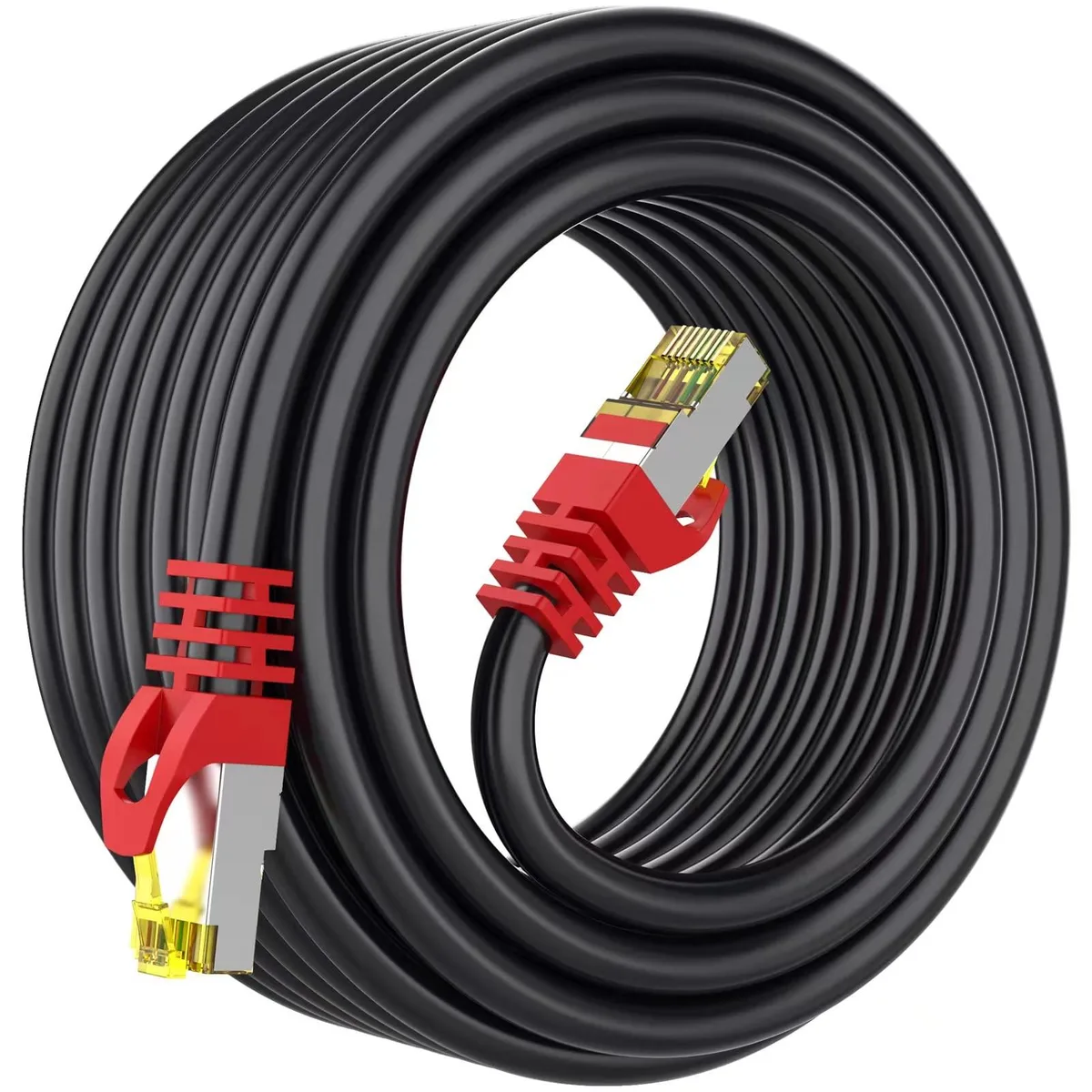  Boahcken Cat 8 Ethernet Cable 50 ft 26AWG 40Gbps 2000MHz Shielded RJ45 — product photo