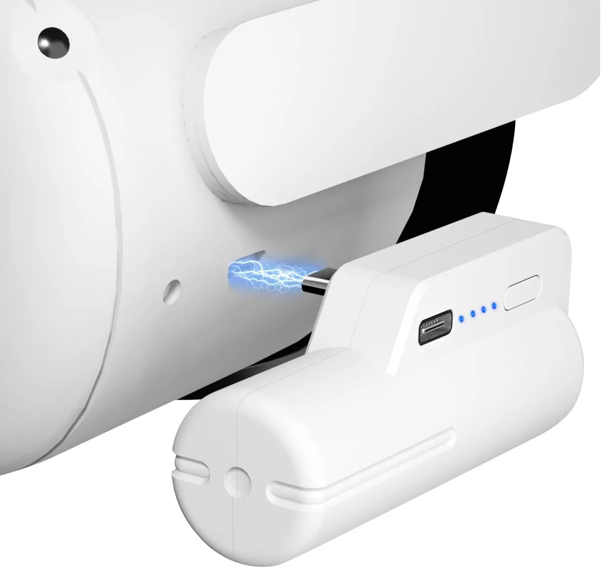 BONAEVER BONAEVER 5000mAh Head Strap Battery Pack White — product photo