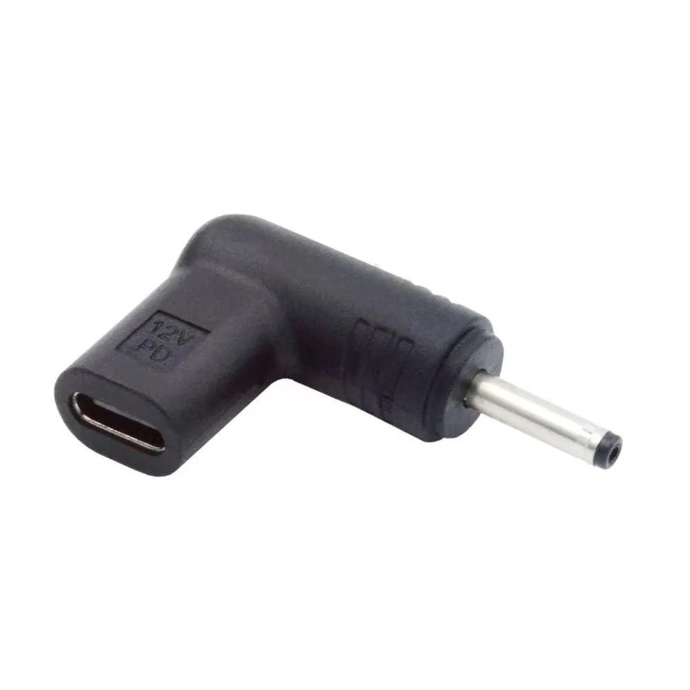 Fervit Fervit USB 3.1 Type-C Female to DC 12V 3.0x1.1mm 90° PD Trigger Adapter — product photo