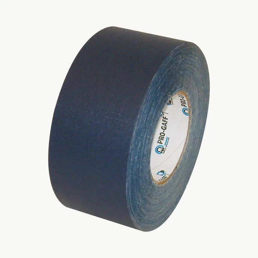 Dark blue matte cloth gaffer tape roll, 72 mm wide, 55 yards long