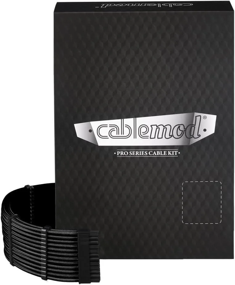 CableMod CableMod Pro ModMesh Sleeved Cable Kit for Corsair RM/RMi/RMx (Black) — product photo