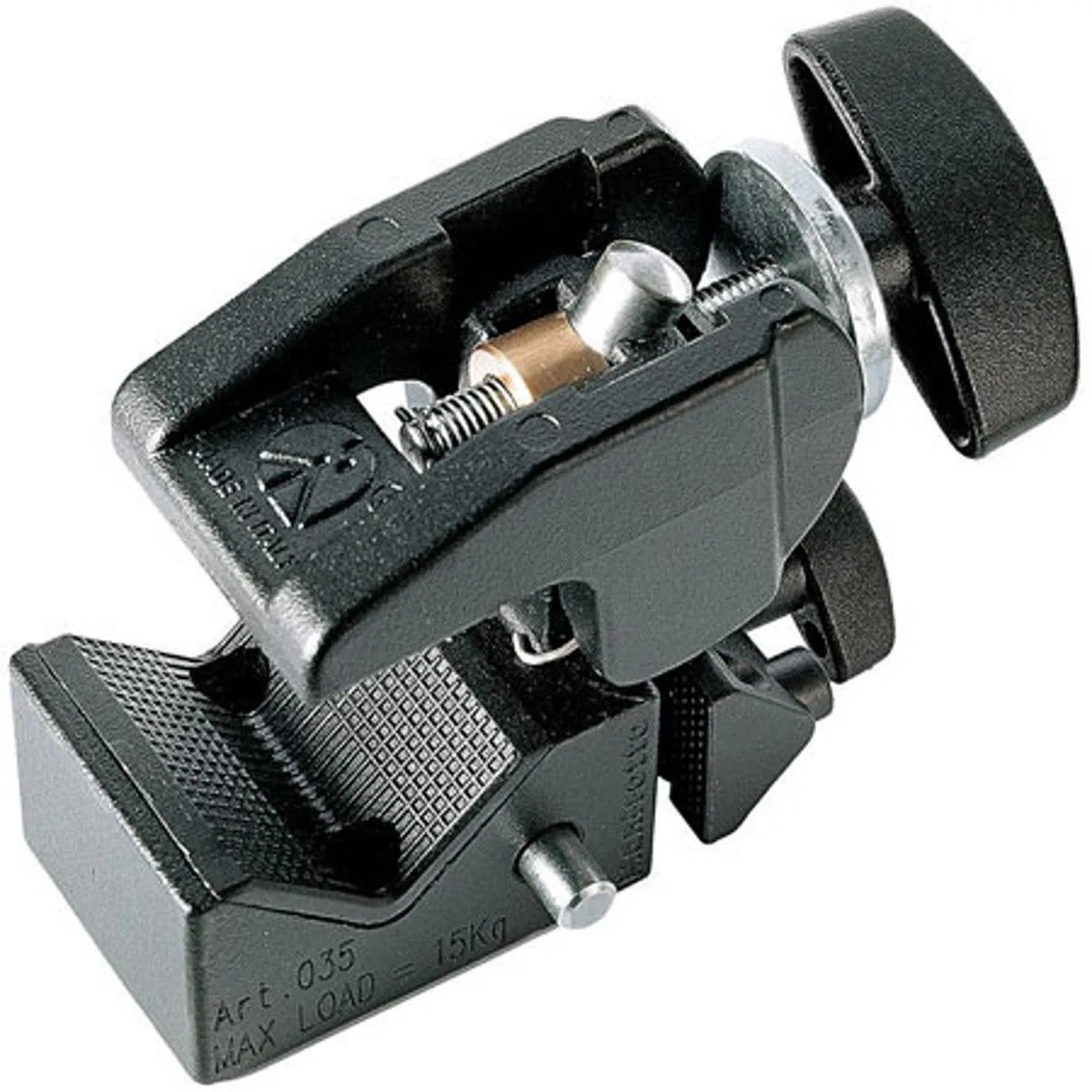 Manfrotto Manfrotto 635 Super Clamp 33 lb load .5 to 2.16 in pipe — product photo