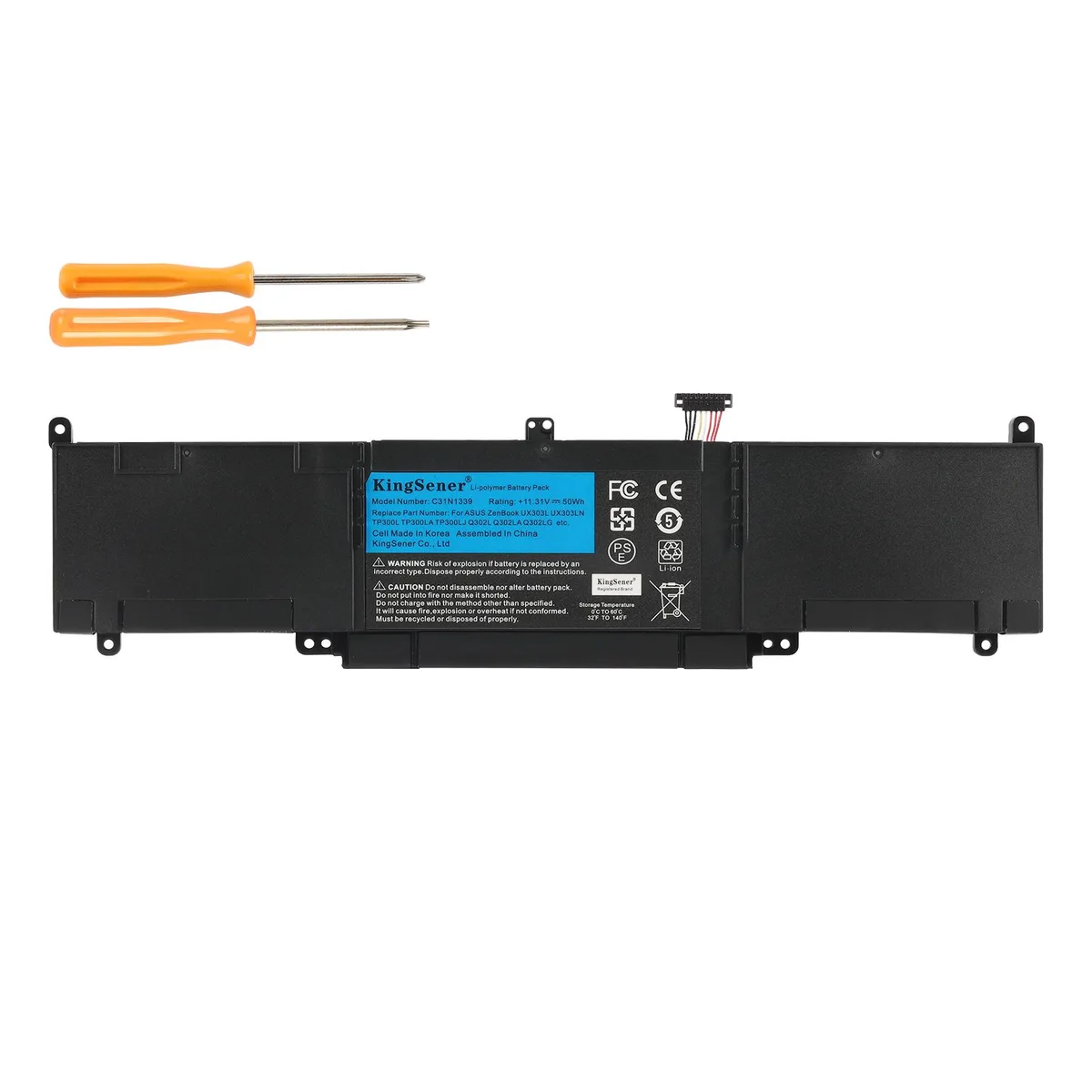 KingSener KingSener C31N1339 laptop battery 50Wh 11.31V — product photo