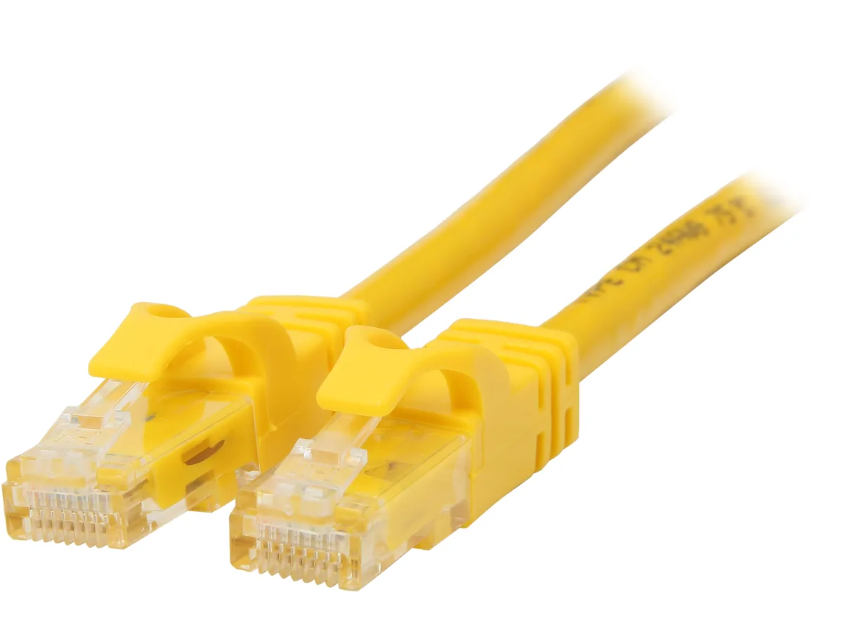 Cables To Go Cables To Go 31346 Cat6 network ethernet cable 5 ft Yellow — product photo
