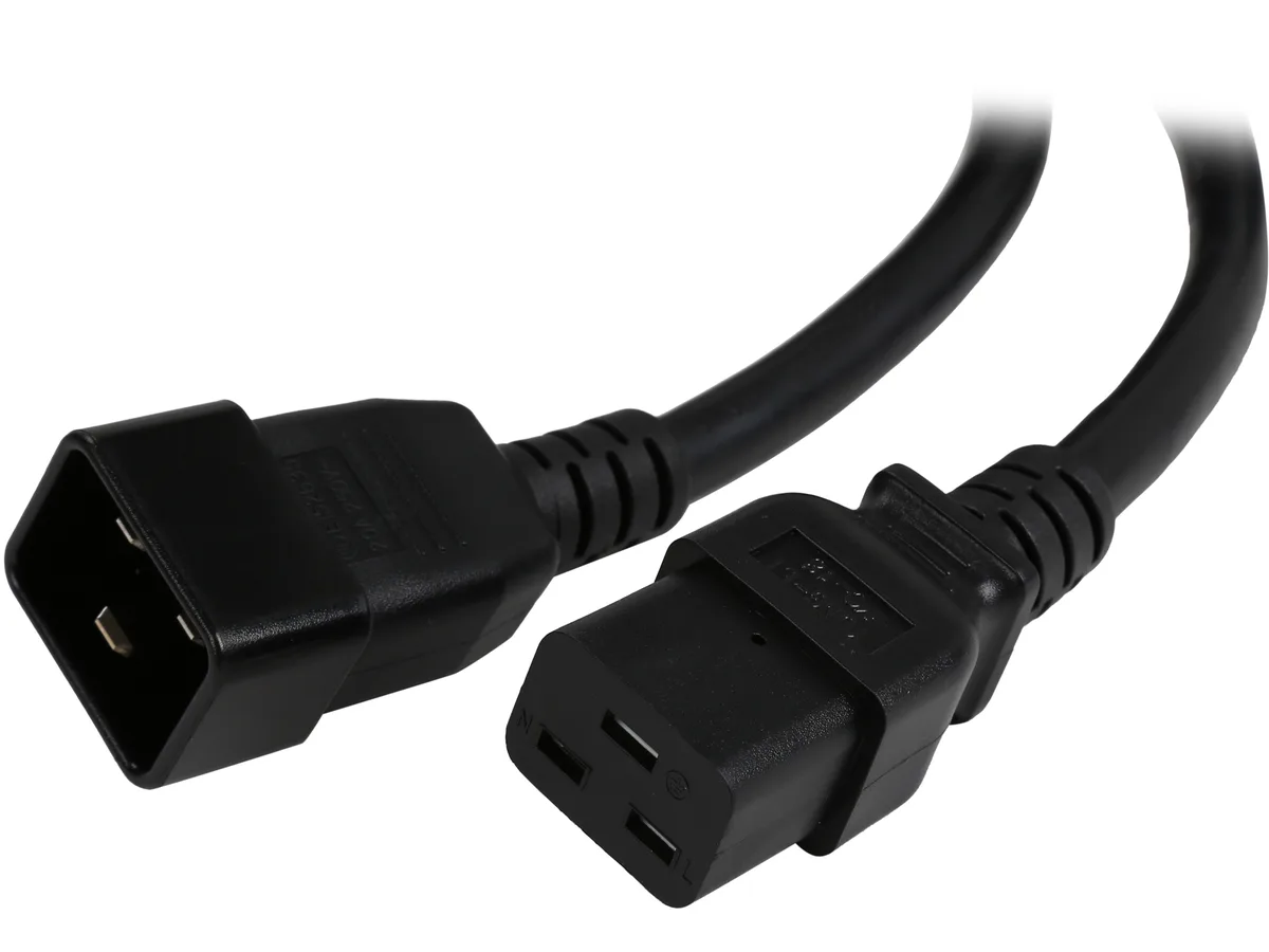Tripp Lite Tripp Lite P036-006 6 ft 12AWG C19 to C20 computer power extension cord — product photo