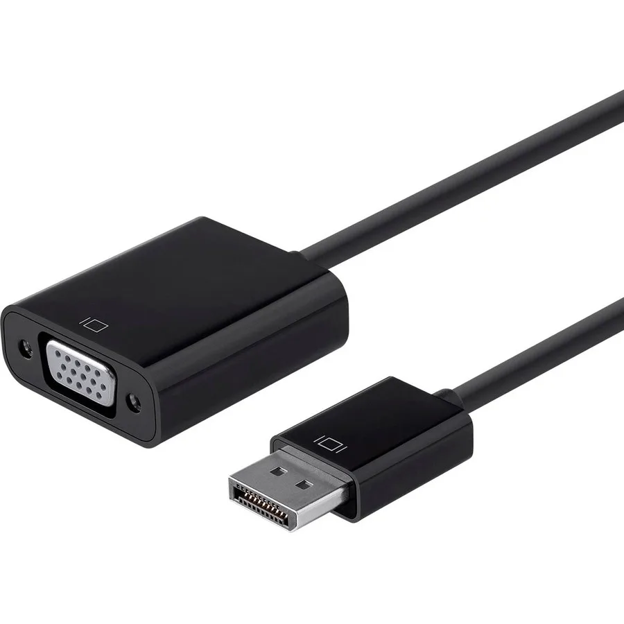 Monoprice Inc. Monoprice Inc. DisplayPort 1.2 to VGA Active Adapter Black — product photo